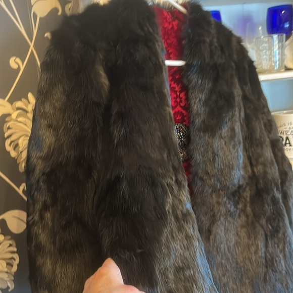 Vintage Jackets & Blazers - #307. Amazing reversible hand, embellished fur coat